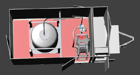 SPECIALIST TRAILER FOR ODORISING  AGENT DISTRIBUTION