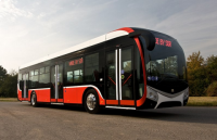 NEW TYPE OF CITY BUS  SOR NS ON SHOW TRANSEXPO IN TARGI KIELCE