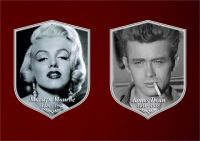 HOW TO LOOK LIKE MARILYN MONROE AND JAMES DEAN - MODERN FUNERAL PLAQUES DISCUSSED IN A LECTIRE