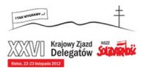 XXVI Krajowy Zjazd Delegatów "Solidarności” w Targach Kielce