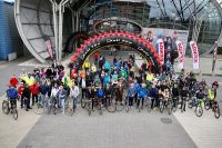GREAT BICYCLE PARADE AT THE KIELCE BIKE-EXPO