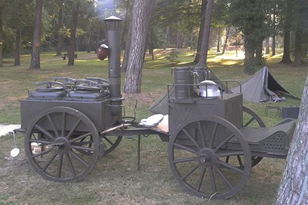 The inter-war period's WZ 36P field kitchen replica