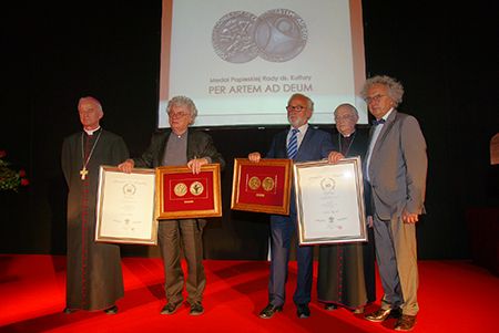 The Medal winners: Mario Botta and Adam Bujak