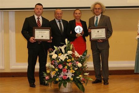 The awarding ceremony was held in the headquarters of the Chief Technical Organization; the was presented to Andrzej Mochoń PhD - Targi Kielce Management Board President