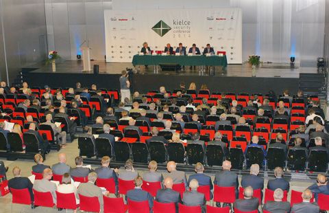 Kielce Security Conference was held in the Targi Kielce's Congress Centre's Omega hall 