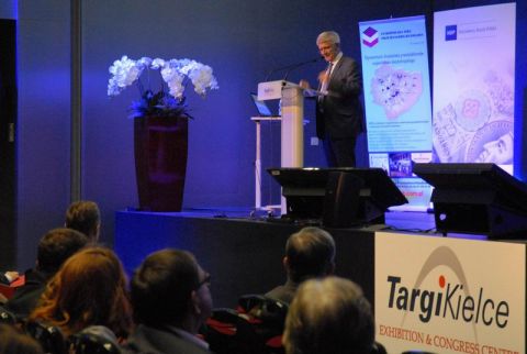 President of the National Bank of Poland NBP, Professor Marek Belka, during a lecture he shared his knowledge with local entrepreneurs