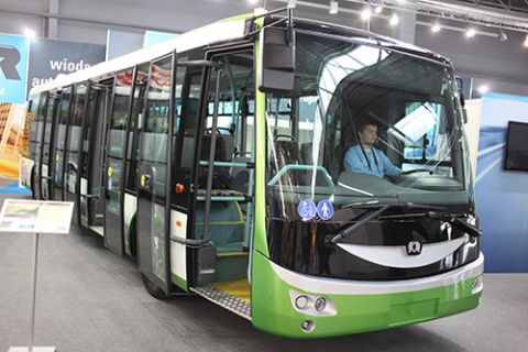 Elektrobus firmy SOR można podziwiać podczas targów TRANSEXPO na stoisku E-14