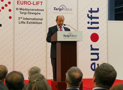 President of the European Lift Association  Philipe Lamalle