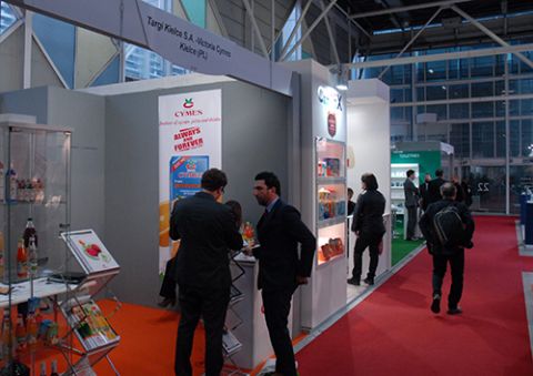 The Italian exhibition featured Targi Kielce's and Victoria Cymes expo stand 