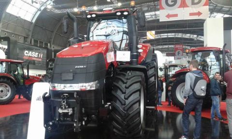 Title-winning Tractor of the Year is on display at the Case IH booth in Hall E 