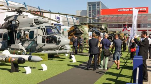 The expo will grasp visitors' attention with, inter alia cutting edge helicopters - there is a record-breaking  numbers of 6 on display