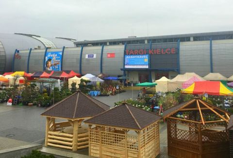 Peace and quiet before the GARDEN fair opens for visitors