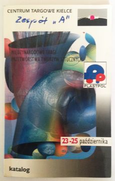 The first Plastpol's exhibitors catalogue released in autumn of 1997