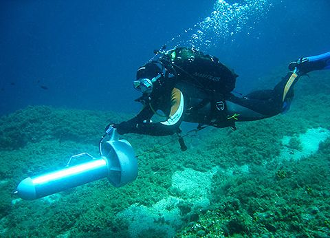 SEA ENGINEERING underwater scooter will be put on display at the B-61 exhibition stand