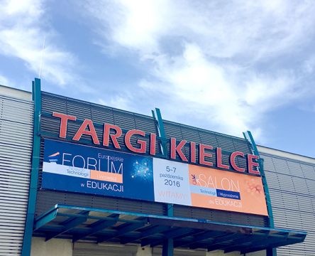 The first European Education Forum - New Technologies & Innovations in Education and the Expo of Technologies & Equipment for Education are held in Targi Kielce from 5 to 7 October 2016.  We look forward to seeing you