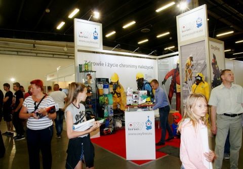 The 2017's KIELCE WORK SAFETY-EXPO stands proved to be very popular among the expo  visitors 