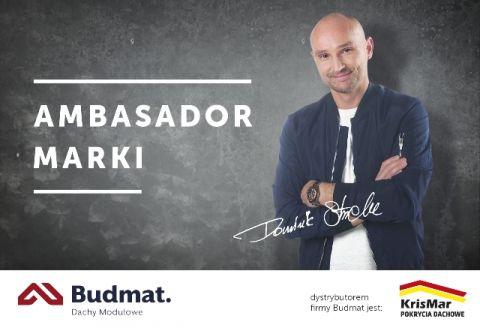 Gość specjalny Dominik Strzelec Ambasador Marki Budmat, prowadzący program Usterka