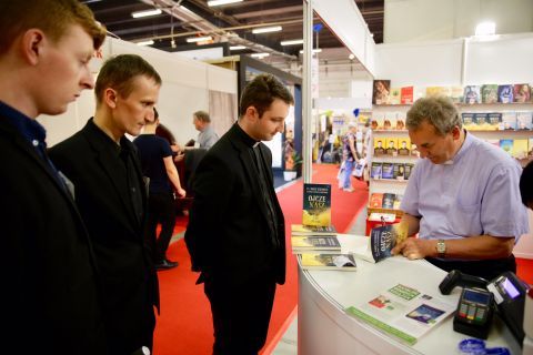 There was the meeting with Father  Marek Dziewiecki held in the Kielce exhibition and congress centre.  Wojciech Cejrowski, a popular traveler and Tomasz Terlikowski from the Republika TV were also present here