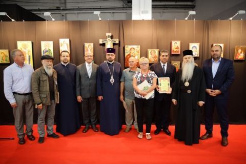 His Excellency Most Reverend Paisjusz, the Gorlice Bishop of the Polish Autocephalous Orthodox Church with the lauretes