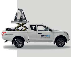 CTRL + SKY VEHICLE MOUNTED is a mobile system for Unmanned Aerial Vehicles detection and neutralization 