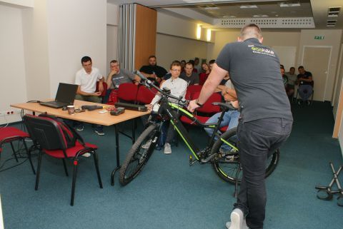 The Ecobike expo stand in the G Expo Hall of Targi Kielce Exhibition and congress centre