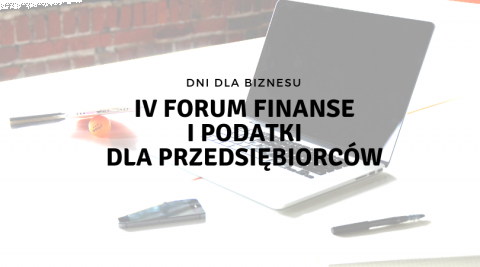 IV FINANCE AND TAX FORUM FOR ENTREPRENEURS - ONLINE REGISTRATION TILL 31 OCTOBER!