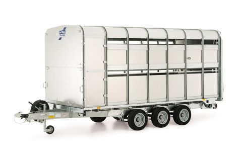 After removing the container, the DP120 trailer can be used as a conventional l  flatbed trailer