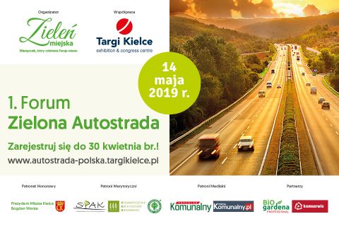 Zapisy na Forum "Zielona Autostrada" trwają do 10 maja.