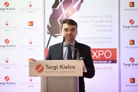 Necroexpo 2019 was officially opened by Marcin Różycki, vice mayor of the City of Kielce