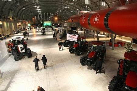 The Grand Gala held in the E hall was accompanied with agricultural equipment exhibition