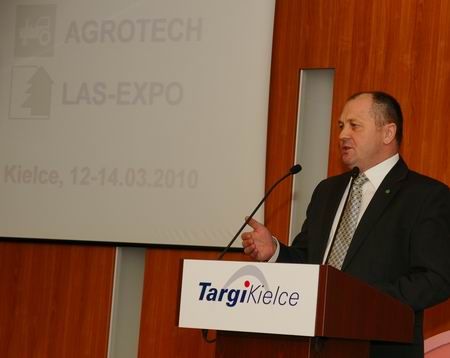 Uroczystość otwarcia targów AGROTECH 2010 z udziałem Ministra Rolnictwa i Rozwoju Wsi, Marka Sawickiego