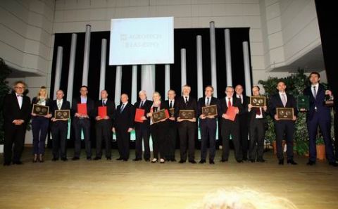 The awarding ceremony of the AGROTECH and LAS-EXPO 2013 trade fairs