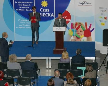 The KIDS’ TIME trade fair was formally opened by Marek Jankowski; the “Branża Dziecięca” Editor in Chief