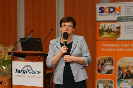 Minister Krystyna Szumilas in Targi Kielce