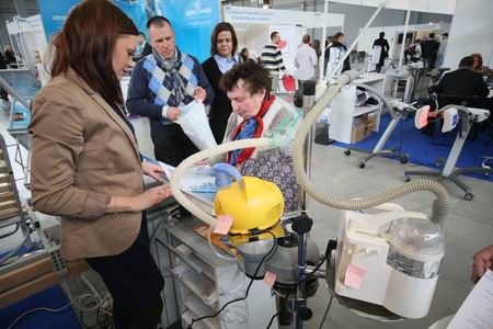 The REHMED-PLUS exhibition is the stage for medical equipment presentations and free medical tests