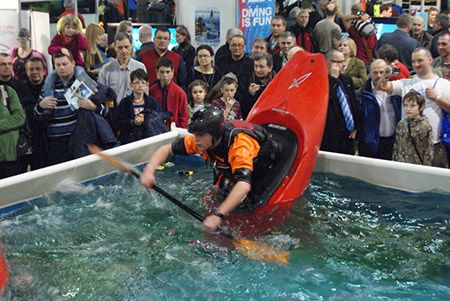 Water sports shows -  first time in Targi Kielce