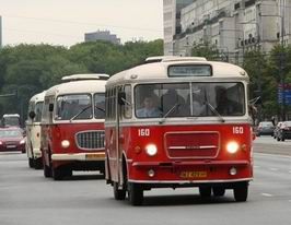 The first Polish exhibition of vintage busses