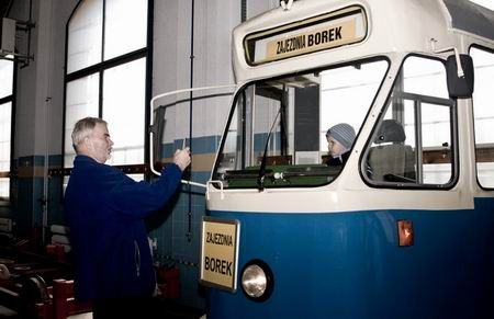 The Transexpo trade fair showcases market novelties as well as a historical tram cab of the 1960’s