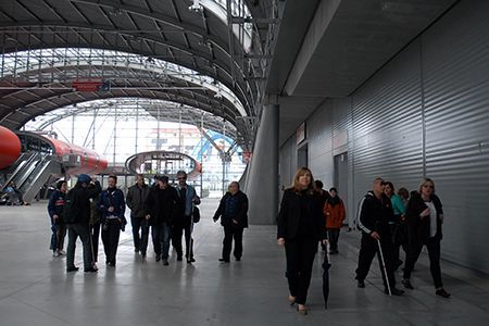 The project participants had a tour over Poland’s most state of the art exhibition hall