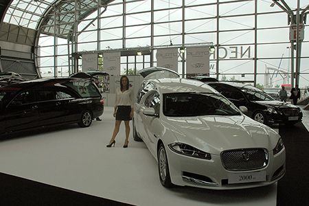 Exclusive hearses displayed at the NECROEXPO 2013