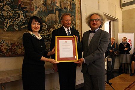 Minister Henryka Mościcka – Dendys, the BCC President of Marek Goliszewski, Andrzej Mochoń PhD Targi Kielce President of Board