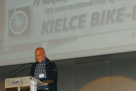 Jan Willem Ten Dam, the President of the European Association of the Bicycle “COLIPED” congratulated Targi Kielce on the exhibition success