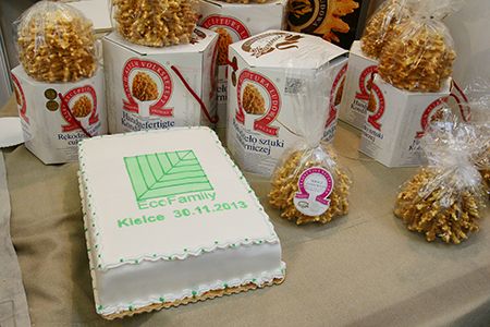 Zaniewicz confectionery has made a special eco-layer cake for the EcoFamily expo