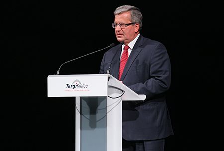 Republic of Poland President Bronisław Komorowski formally opened the 2013 MSPO