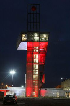 The look-on tower’s illumination