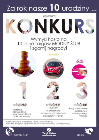 modny ślub 2016 - konkurs na hasło